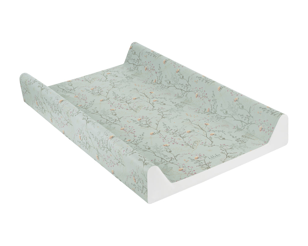 Мека PVC подложка за повиване 50х70см Secret Garden Green by Kikkaboo