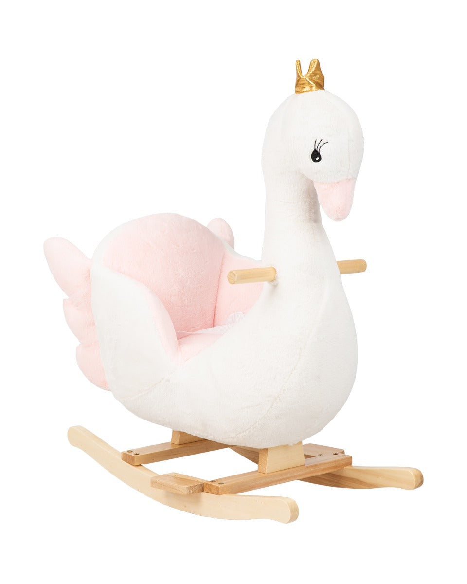 Люлееща играчка със седалка White Swan by Kikkaboo