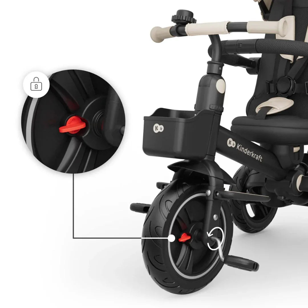 KinderKraft SPINSTEP 2 PLUS триколка БЕЖОВА by KinderKraft