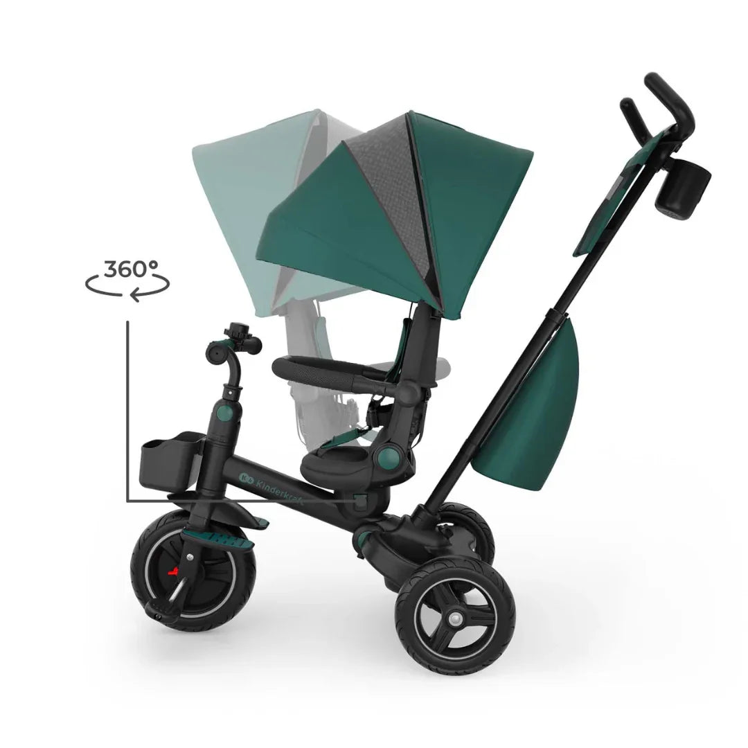 KinderKraft SPINSTEP 2 PLUS триколка ЗЕЛЕНА by KinderKraft