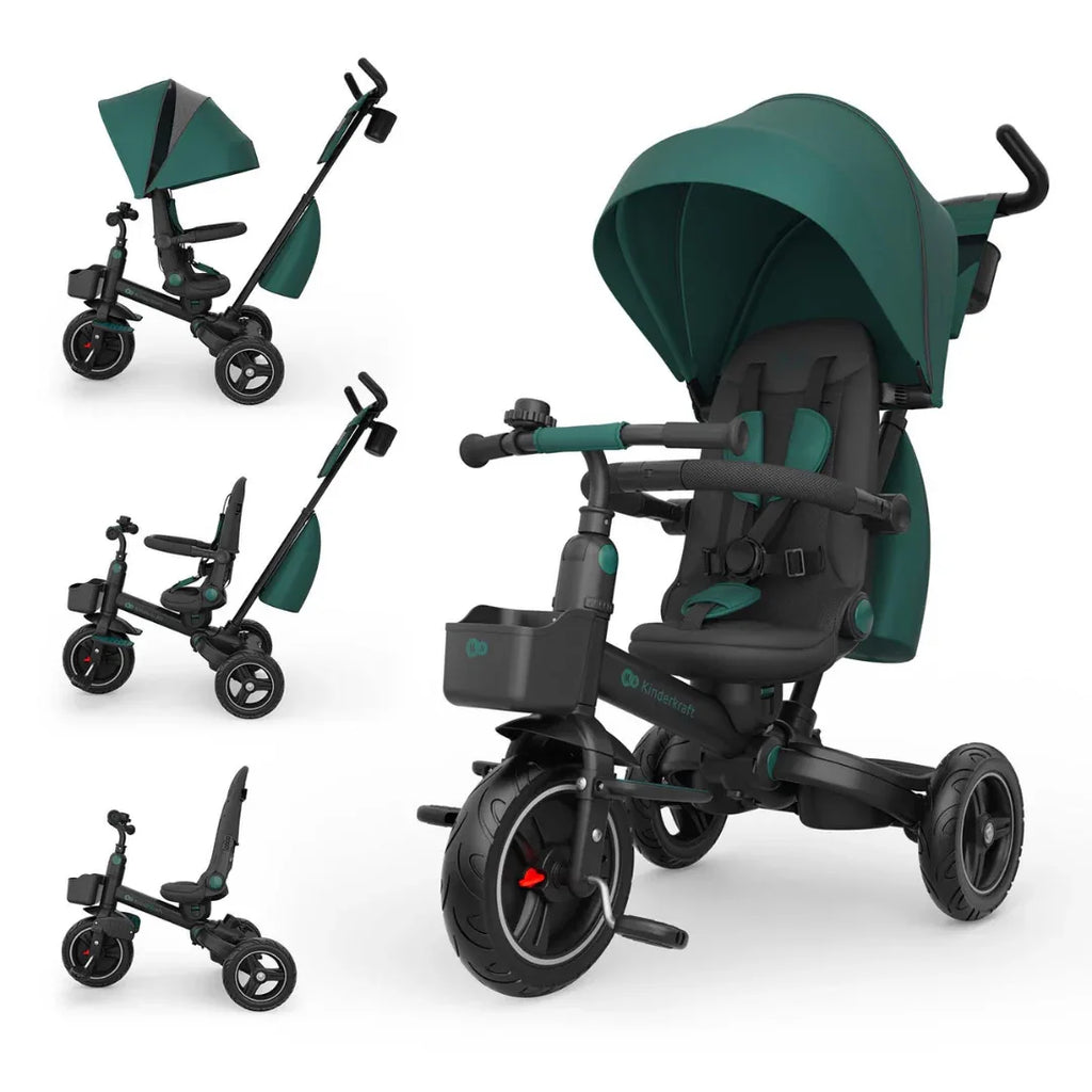 KinderKraft SPINSTEP 2 PLUS триколка ЗЕЛЕНА by KinderKraft
