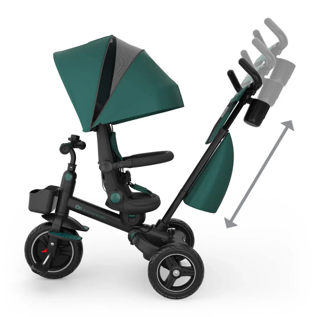 KinderKraft SPINSTEP 2 PLUS триколка ЗЕЛЕНА by KinderKraft