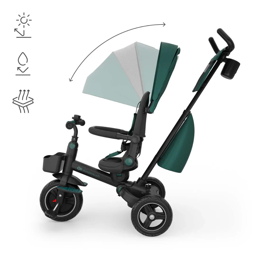 KinderKraft SPINSTEP 2 PLUS триколка ЗЕЛЕНА by KinderKraft