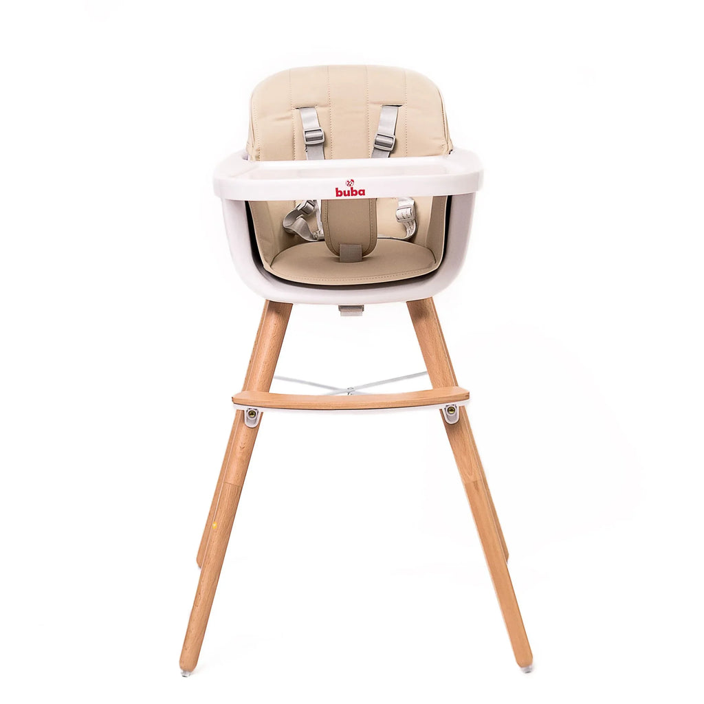 Buba Carino столче за хранене 2в1 бежово by Buba