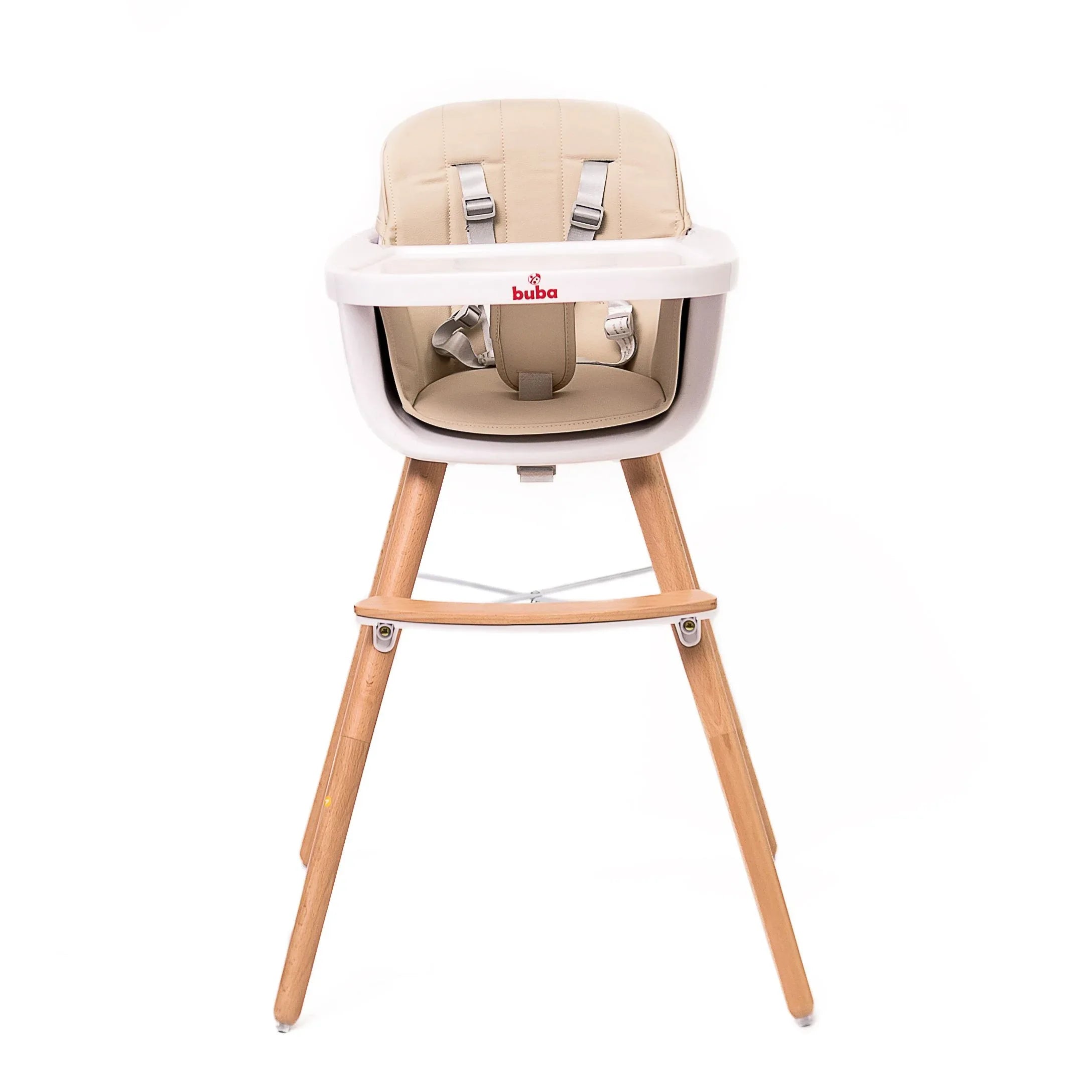 Buba Carino столче за хранене 2в1 бежово by Buba