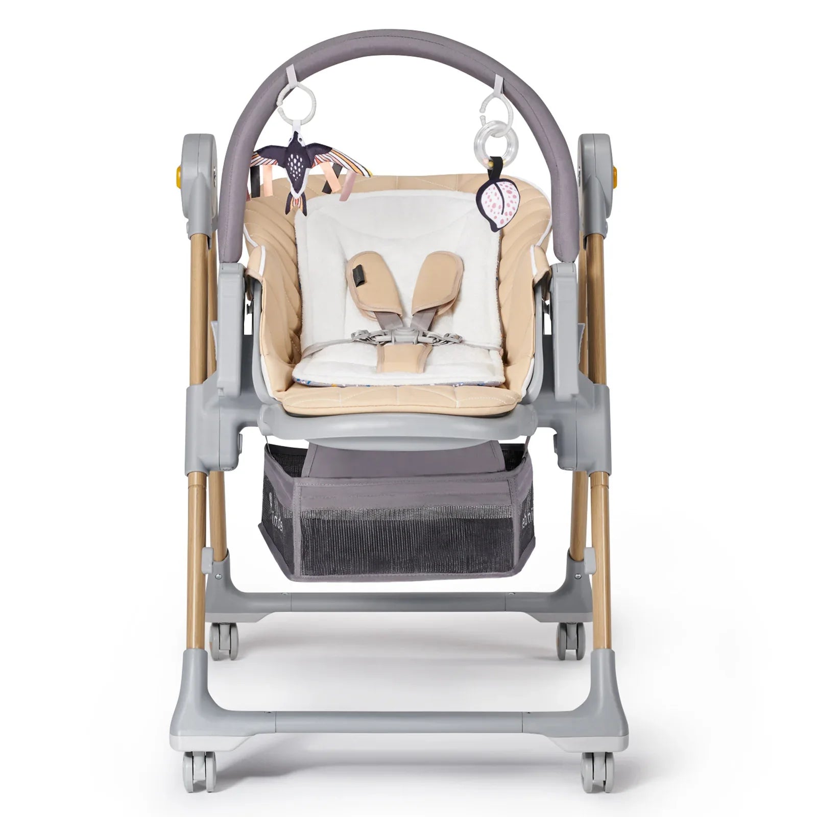 KinderKraft столче за хранене LASTREE дървесно KHLAST00BEGW by KinderKraft