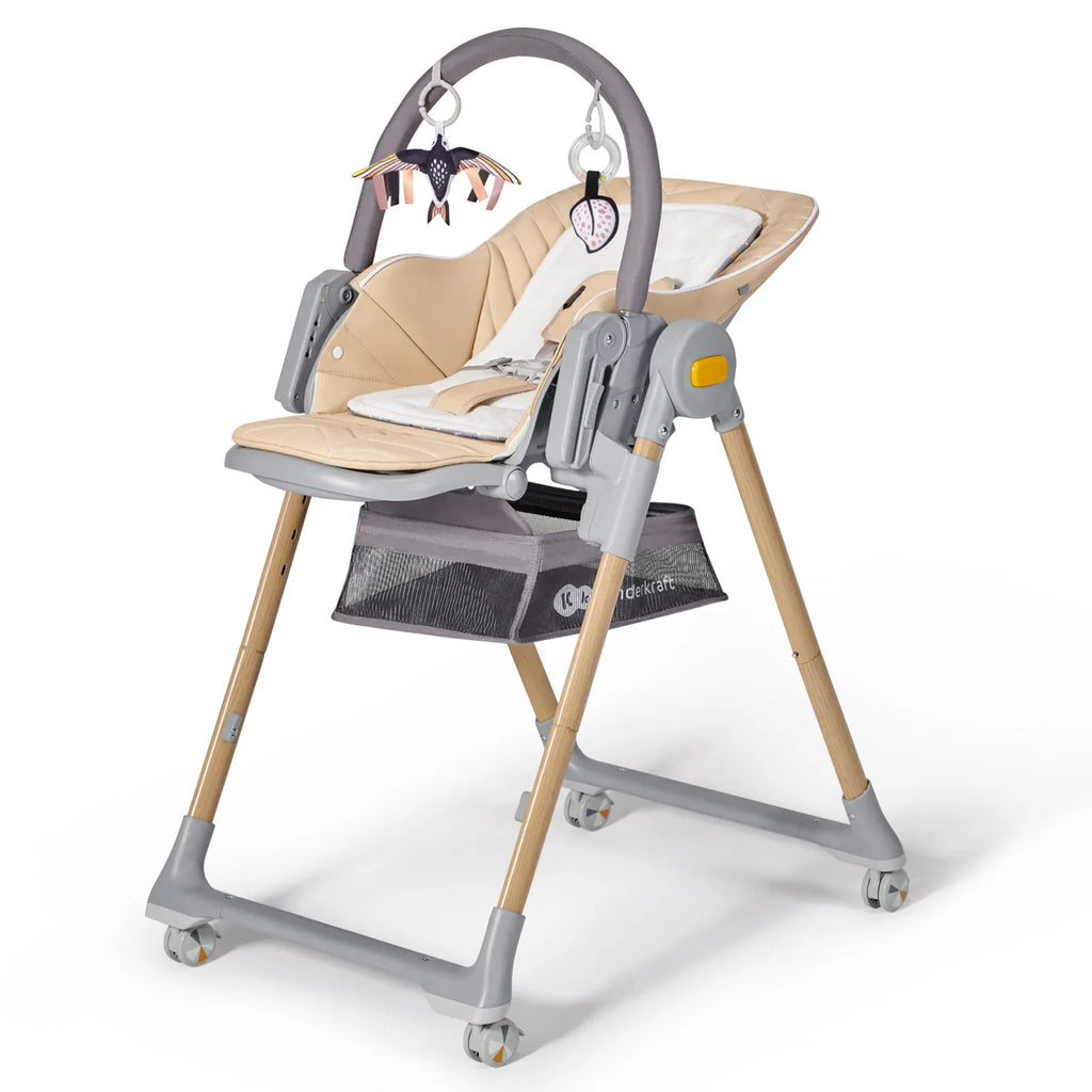 KinderKraft столче за хранене LASTREE дървесно KHLAST00BEGW by KinderKraft