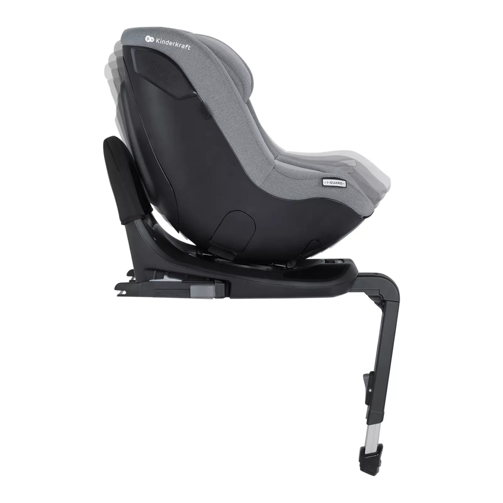 KinderKraft столче за кола I-GUARD Cool Grey KCIGUA00GRY0000 by KinderKraft