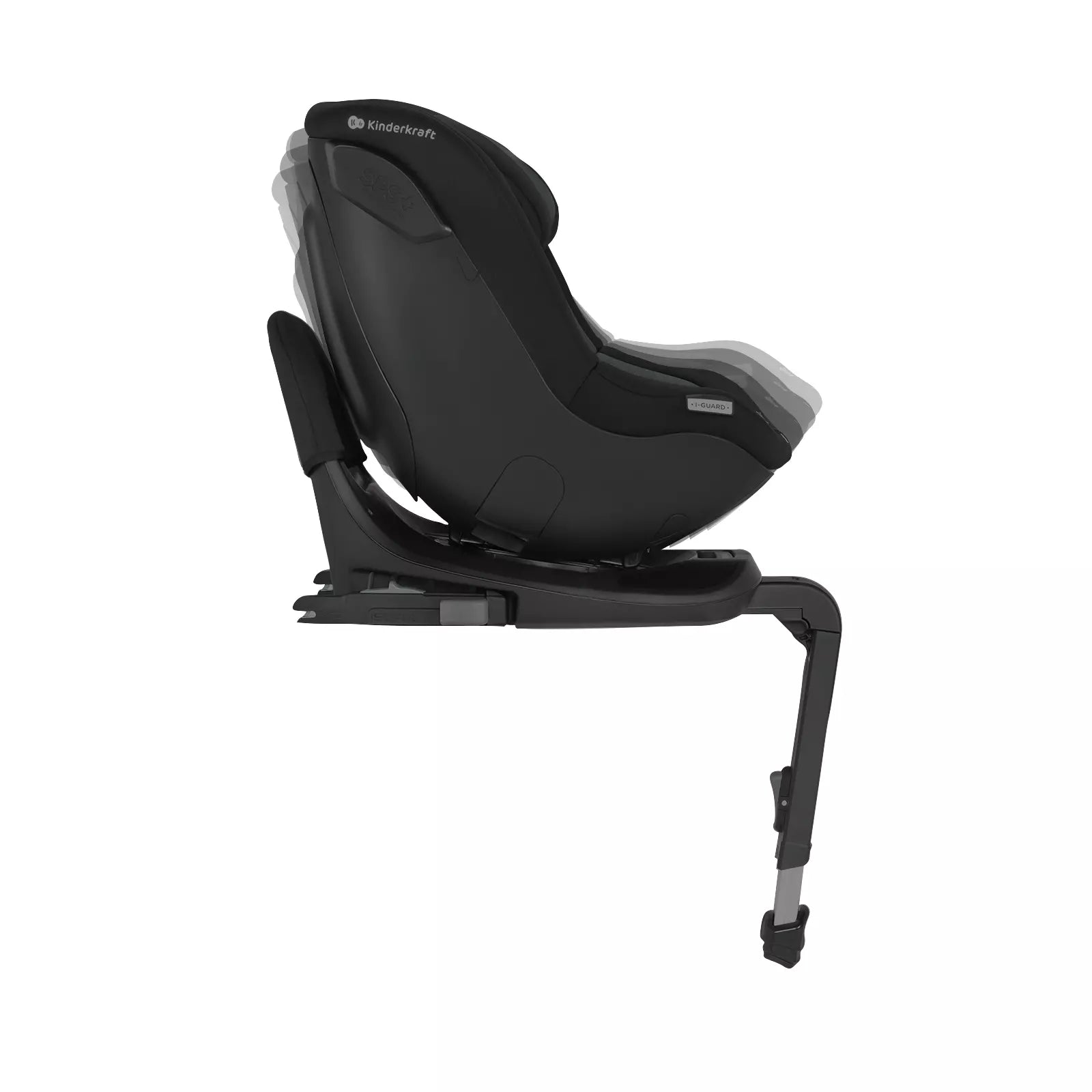 KinderKraft столче за кола I-GUARD Graphite Black KCIGUA00BLK0000 by KinderKraft