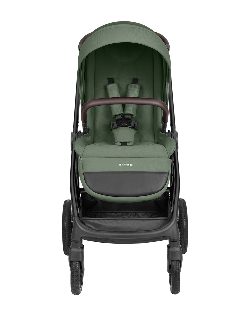 Комбинирана количка 3в1 с кош за новородено Chiara Army Green by Kikkaboo