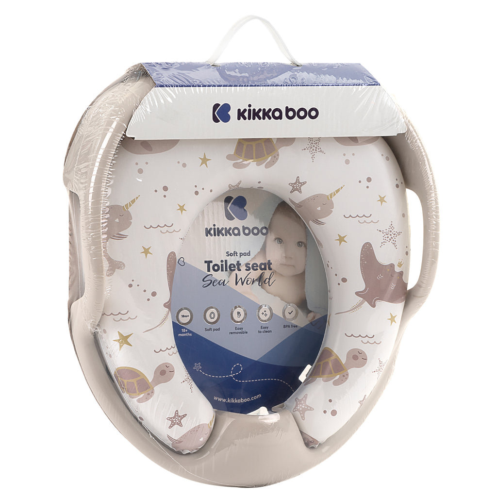 Тоалетна седалка Sea World Beige by Kikkaboo