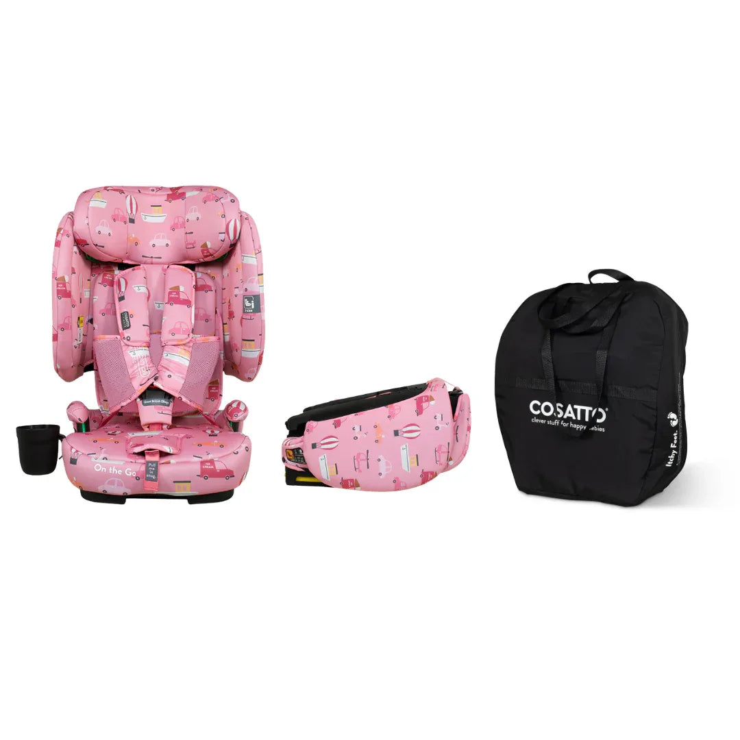 Cosatto CT5923 On The Go I-Size столче за кола ITCHY FEET ROSY by Cosatto