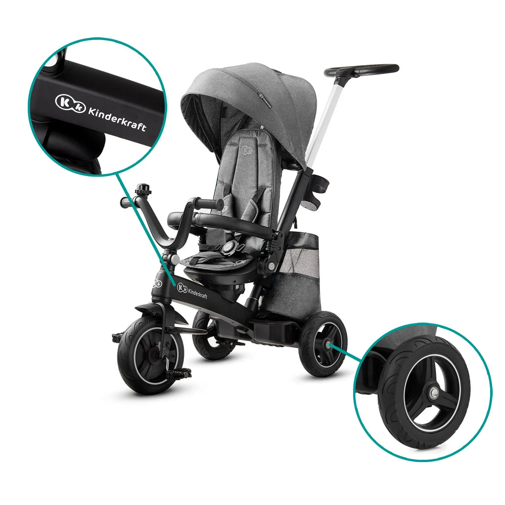 KinderKraft EASYTWIST сива триколка KKRETWIGRY by KinderKraft