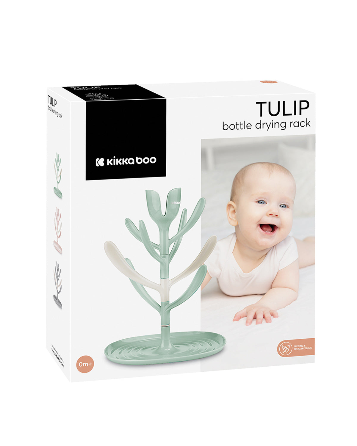 Сушилник за шишета и биберони Tulip Mint by Kikkaboo