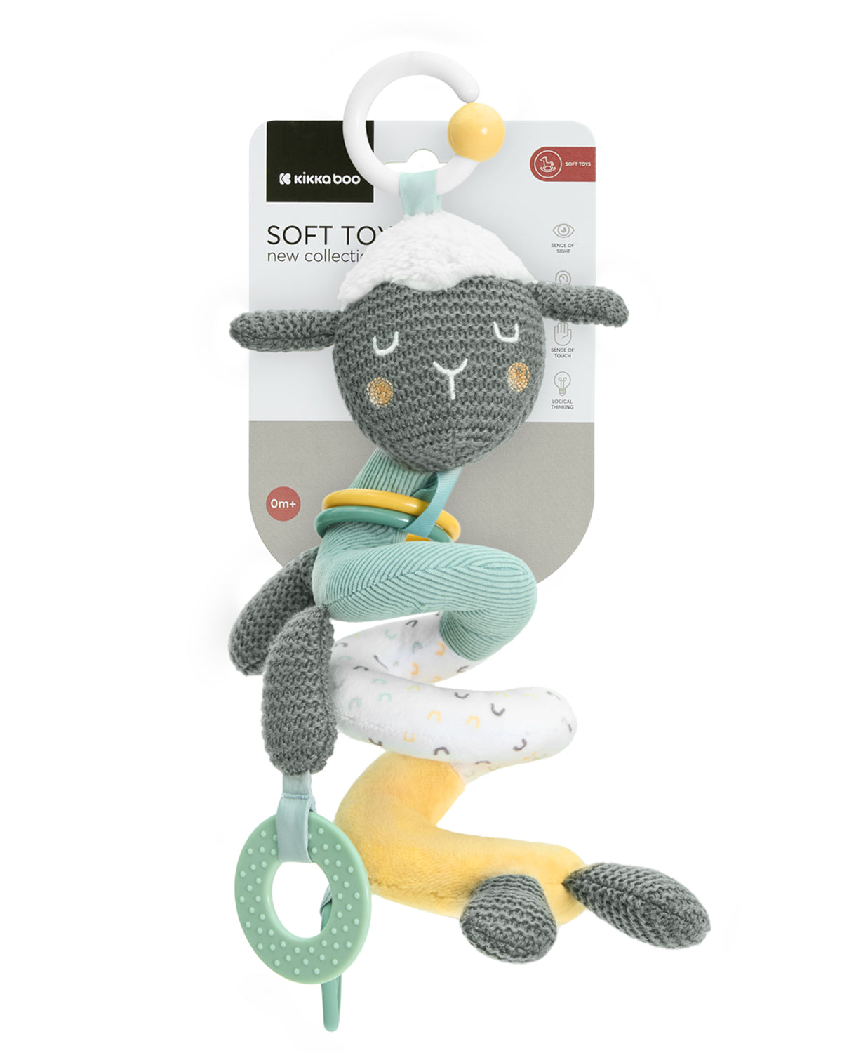 Играчка вертикална спирала Sleepy Sheep by Kikkaboo