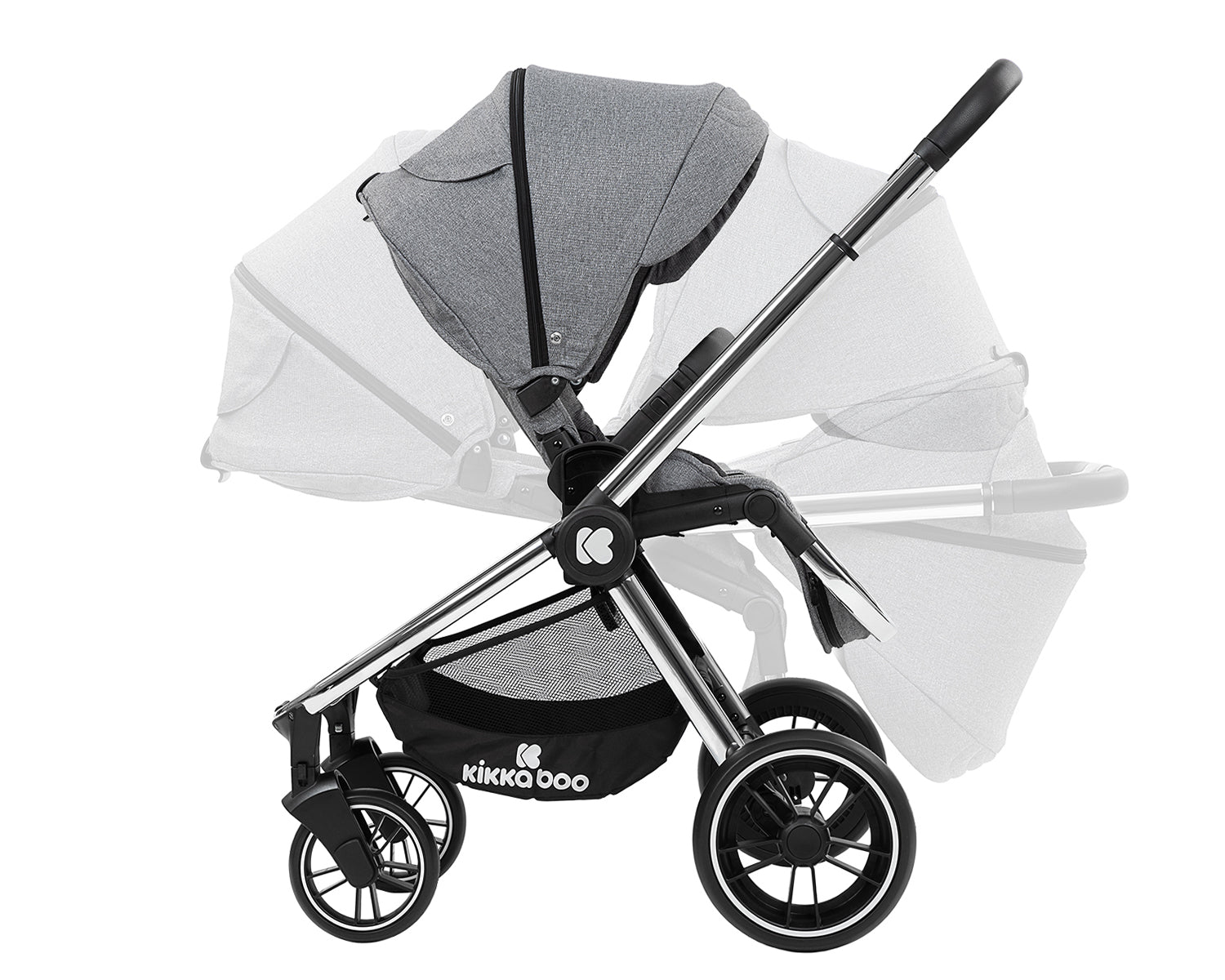 Комбинирана количка 2в1 Vicenza Premium Grey by Kikkaboo