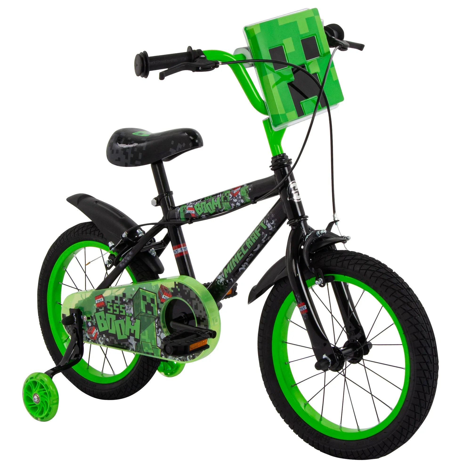 Huffy детски велосипед 16" Minecraft 21644W ЧЕРЕН by Huffy