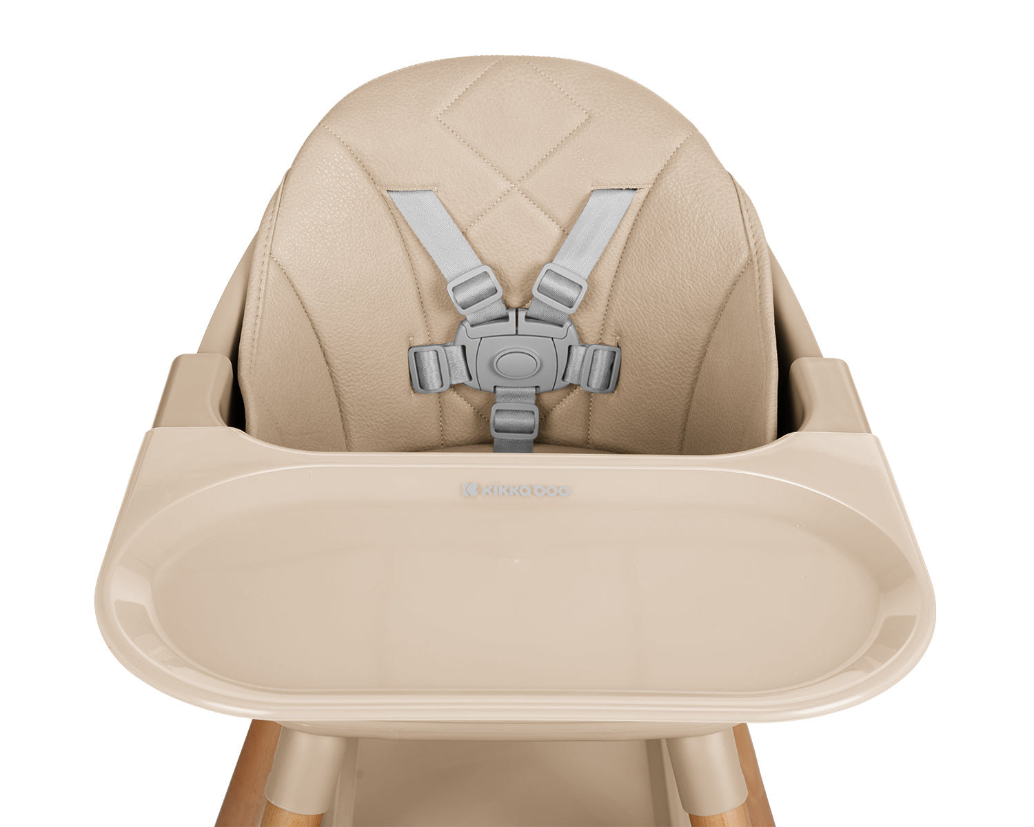 Стол за хранене 6в1 Woody Beige 2024 by Kikkaboo