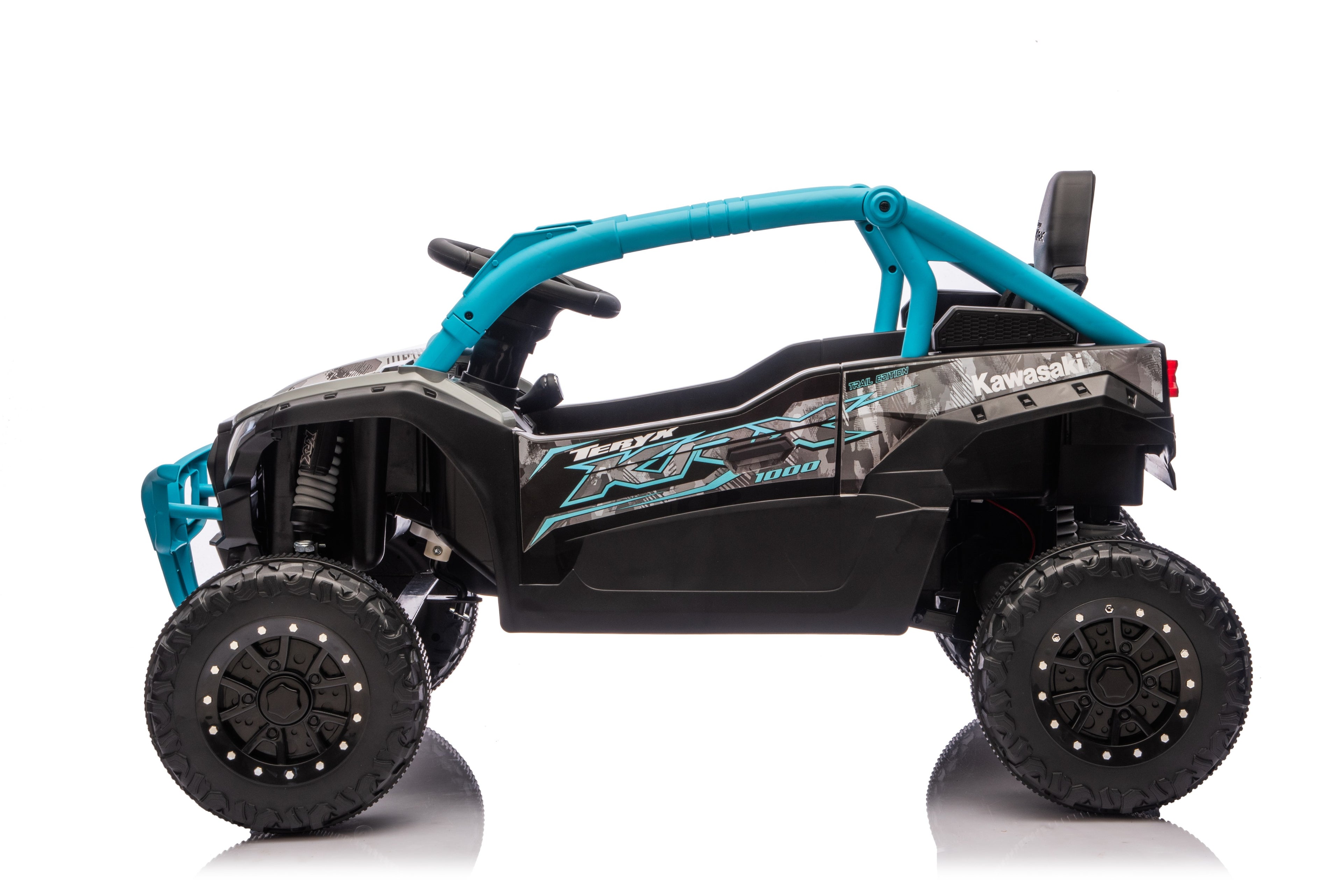 Акумулаторна кола Licensed Kawasaki KRX 1000 Blue-Black by Kikkaboo