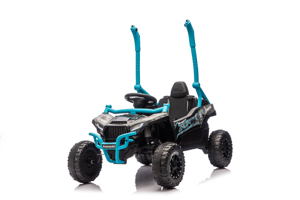 Акумулаторна кола Licensed Kawasaki KRX 1000 Blue-Black by Kikkaboo