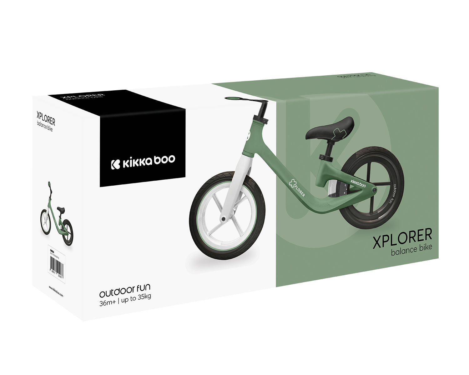 Колело баланс Xplorer Green by Kikkaboo