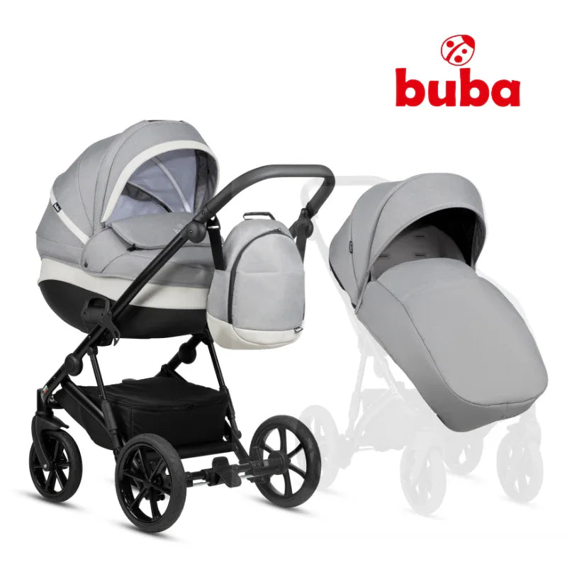 Buba ZAZA2 2в1 бебешка количка 625 Warm Grey by Buba